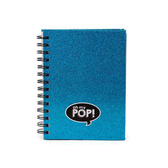 Oh My Pop Blue-Quaderno Shine, Blu