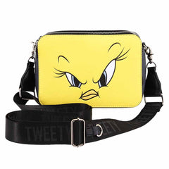 Looney Tunes Tweety (Titti) Trouble-Borsa a Tracolla IBiscuit, Giallo