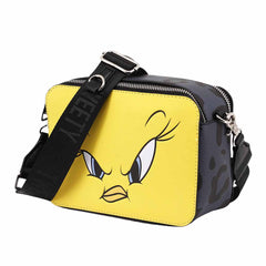 Looney Tunes Tweety (Titti) Trouble-Borsa a Tracolla IBiscuit, Giallo