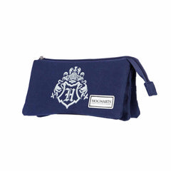 Harry Potter Academy-Trousse Triple HS, Bleu Foncé