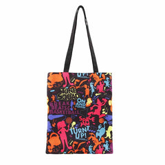 Looney Tunes Space Jam 2: Nouvelle Ère Tune Squad-Tote Bag Sac de Course Shopping Bag, Multicolore