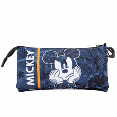 Disney Topolino Blue-Astuccio Triplo HS, Blu Scuro