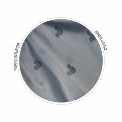 Disney Topolino Blue-Astuccio Triplo HS, Blu Scuro