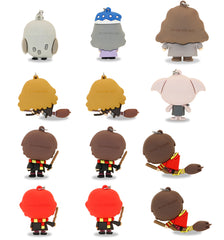 Harry Potter Assorted HP-Set of 12 Keychain Vinyl Figures, Multicolour