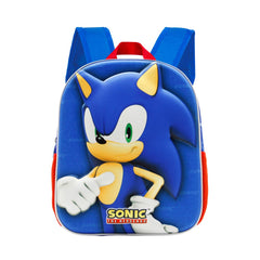 Sonic The Hedgehog - SEGA Velocity-Mochila 3D Pequeña, Azul