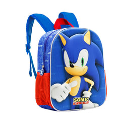 Sonic The Hedgehog - SEGA Velocity-Mochila 3D Pequeña, Azul