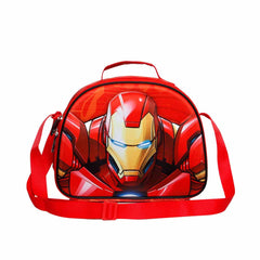 Marvel Iron Man Stark-3D Lunch Bag, Multicolour