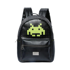 Space Invaders Alien-Zainetto Fashion, Nero