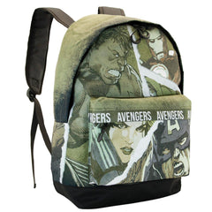 Marvel Avengers Shout-Zaino HS FAN, Verde Militare
