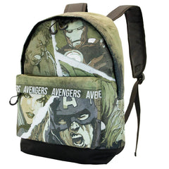 Marvel Avengers Shout-Zaino HS FAN, Verde Militare
