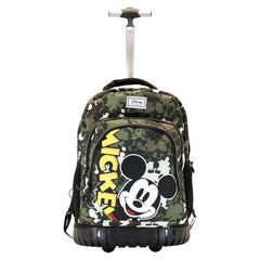 Disney Mickey Mouse Surprise-FAN GTS Trolley Backpack, Military Green