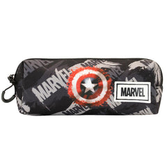 Marvel Captain America Scratches-Astuccio Quadrato FAN, Grigio