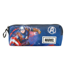 Marvel Captain America Full-Astuccio Quadrato FAN, Blu