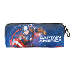 Marvel Captain America Full-Astuccio Quadrato FAN, Blu