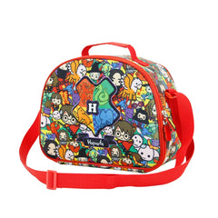 Harry Potter All Together Now-Borsa Porta Merenda 3D, Rosso