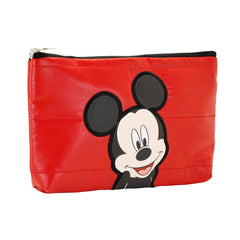 Disney Mickey Mouse Shoes-Padding Flat Pencil Case, Red