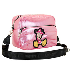 Disney Minnie Mouse Shoes-Borsa a Tracolla IBiscuit Padding, Rosa