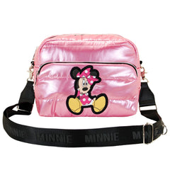 Disney Minnie Mouse Shoes-Borsa a Tracolla IBiscuit Padding, Rosa