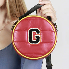 Harry Potter G-Borsa a Tracolla Rotonda Padding, Rosso