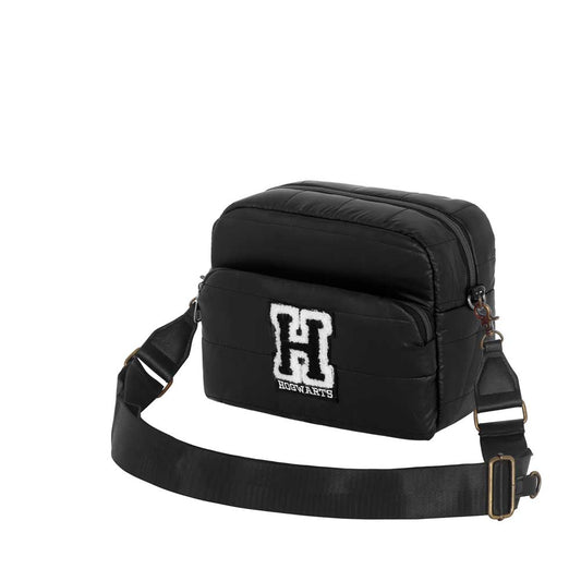 Harry Potter H-Bag IBiscuit Padding Shoulder Bag, Black