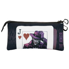 DC Comics Joker Crazy-Astuccio Triplo ECO, Nero