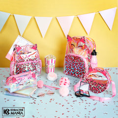 Oh My Pop! Feline-Estuche Portatodo Laser, Rosa