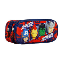 Marvel The Avengers The Four-3D Double Pencil Case, Red