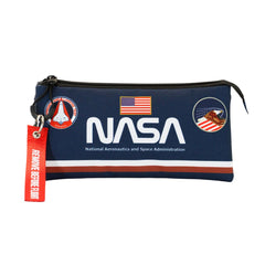 NASA Infinity-Estuche Portatodo Triple FAN, Azul