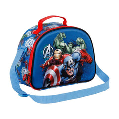 Marvel Avengers Energy-Borsa Porta Merenda 3D, Blu
