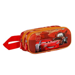 Disney Cars 3 Desert Road-Astuccio 3D Doppio, Rosso