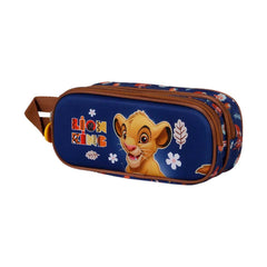 Disney El Rey León Little Face-Estuche Portatodo 3D Doble, Azul
