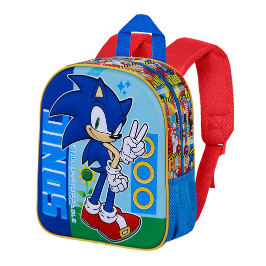 Sonic The Hedgehog - SEGA Unstoppable-Elite 3D Backpack, Blue