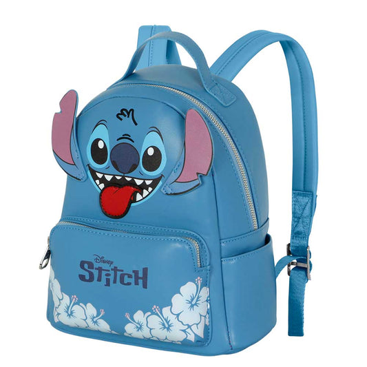 Disney Lilo and Stitch Tongue-Heady Backpack, Blue