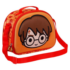 Harry Potter Bobblehead-Borsa Porta Merenda 3D, Arancione