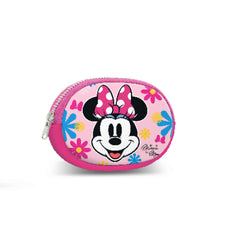 Disney Minnie Mouse Floral-Portamonete Pill, Rosa