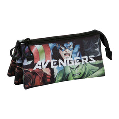 Marvel Avengers Superpowers-Astuccio Triplo FAN 2.0, Multicolore