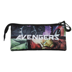 Marvel Avengers Superpowers-Astuccio Triplo FAN 2.0, Multicolore