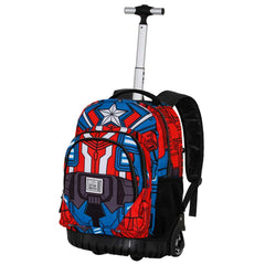 Marvel Captain America Tekk Costume-Zaino Trolley GTS FAN, Blu
