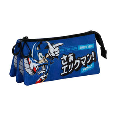 Sonic The Hedgehog On the Run-Astuccio Triplo FAN 2.0, Blu