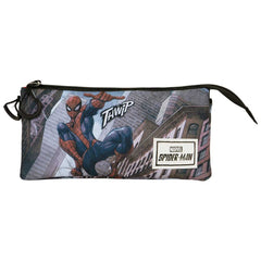 Marvel Spiderman Arachnid-Astuccio Triplo FAN 2.0, Rosso