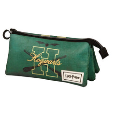 Harry Potter Howarsity-Estuche Portatodo Triple ECO, Verde