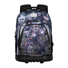 Marvel Los Vengadores Troupe-Mochila Trolley GTS FAN, Verde