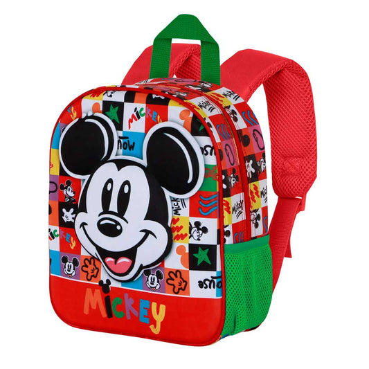 Disney Topolino Mood-Zainetto 3D Elite, Multicolore