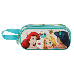 Disney Princesas You-Estuche Portatodo 3D Doble, Blanco