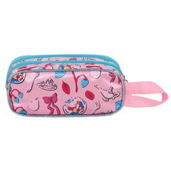 Disney Princesas Kind-Estuche Portatodo 3D Doble, Rosa