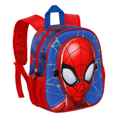 Marvel Spiderman Badoom-Zainetto Maschera, Rosso