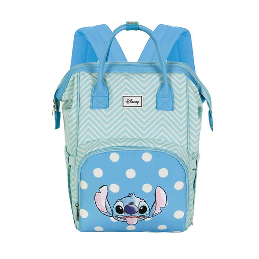 Disney Lilo y Stitch Lovely-Mochila Mommy, Azul