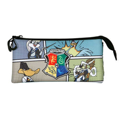 Looney Tunes Harry Comic-Trousse Triple FAN 2.0, Multicolore