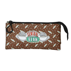 Friends Central Perk-Trousse Triple FAN 2.0, Brun