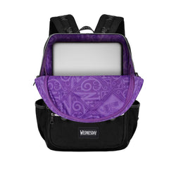 Wednesday Miércoles Uniform-Mochila Oxford, Negro